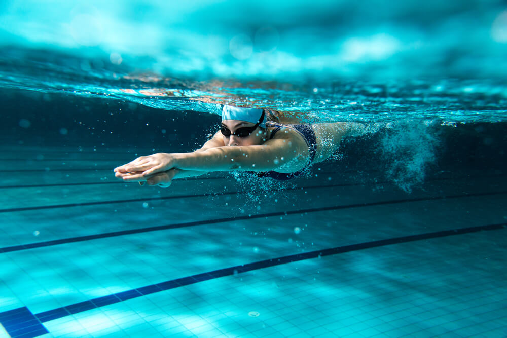 Swimming is gentle on injuries, but great cardio