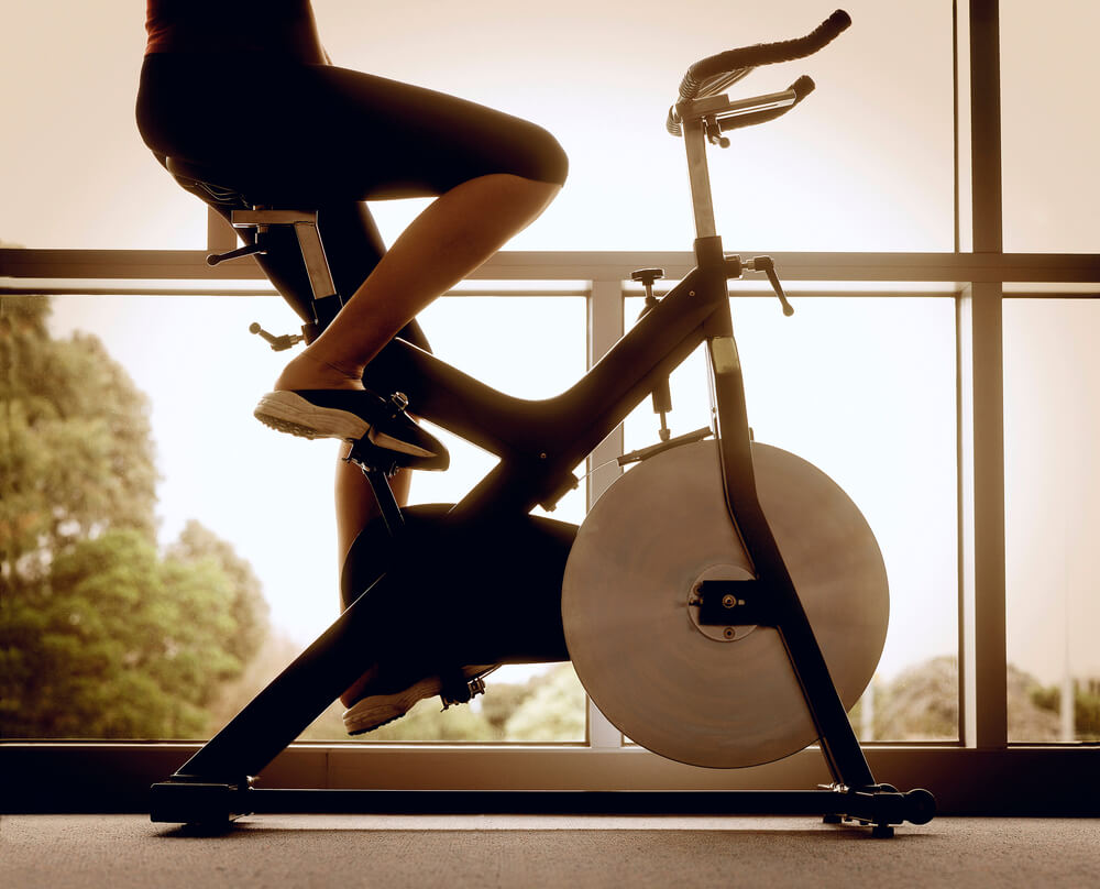 Spinning is a great low-impact cardio workout
